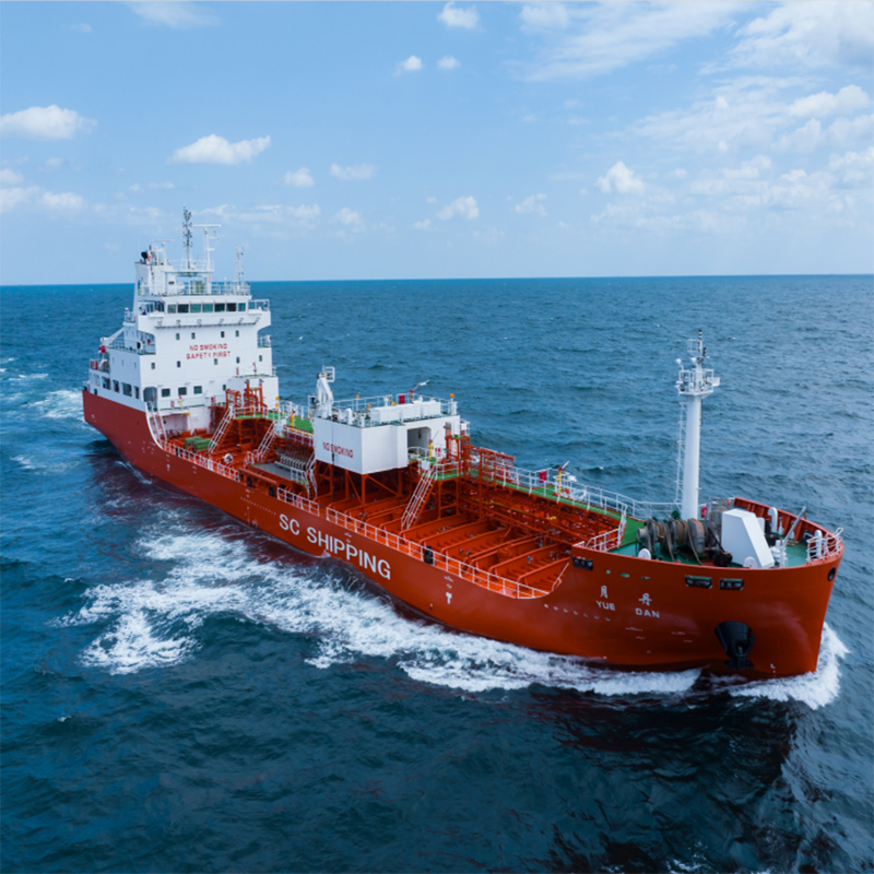 1698912471778549.jpg 7200DWT不銹鋼化學品船3號船“月丹”輪提前一個月交付